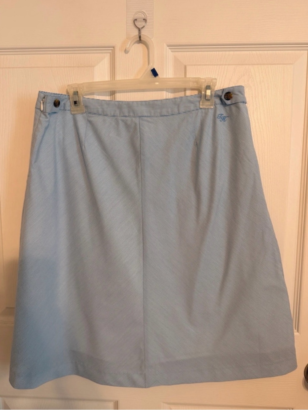 Tommy Hilfiger Light Blue A-Line Skirt